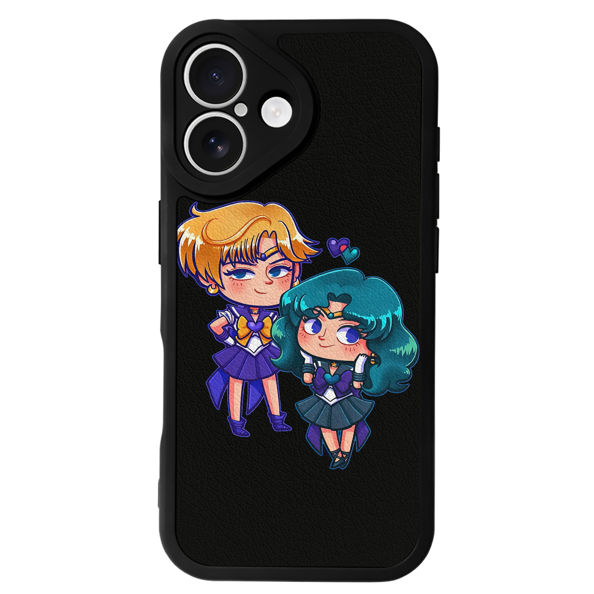 （画像用） 美少女戦士セーラームーン 天王はるか Sailor Moon Tenoh Haruka 【iPhone 16シリーズ対応】シリコンスマホケース（レザー調） 材質：シリコン